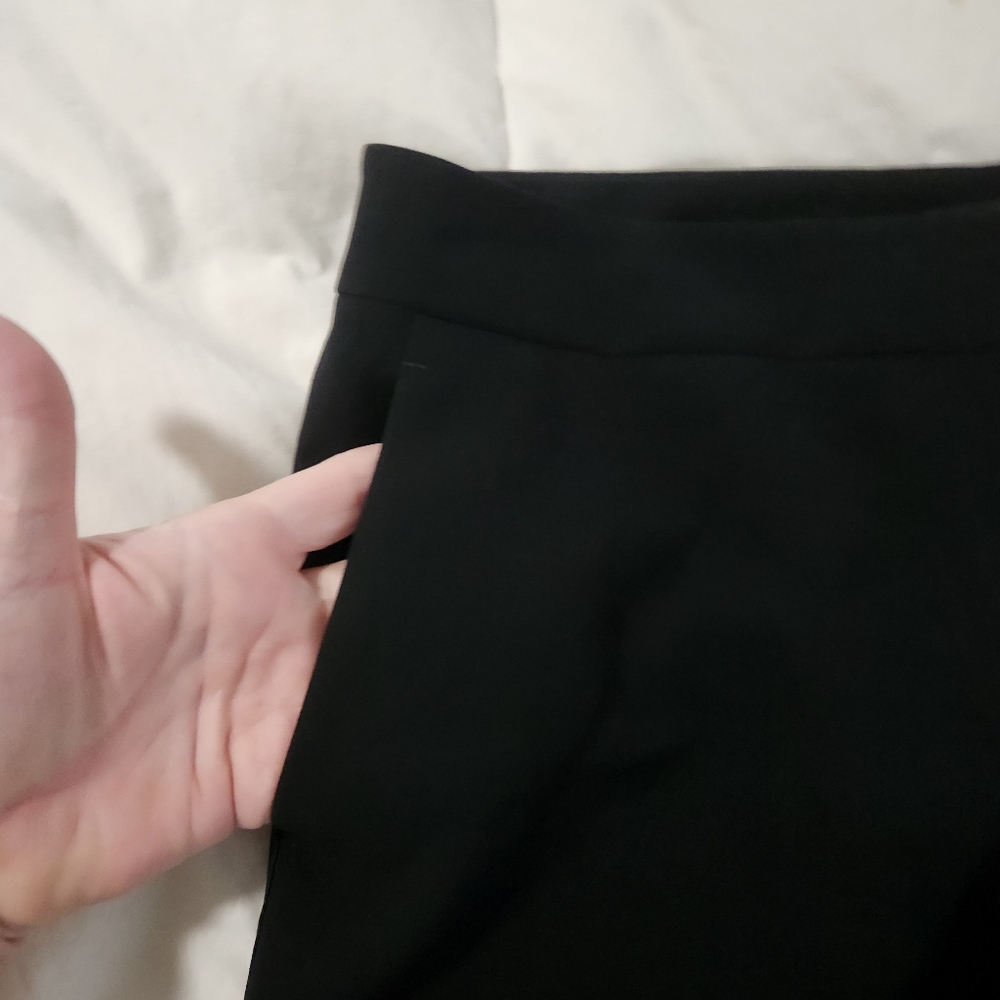Lafayette 148 New York Black Wide Leg Pants - Picture 5 of 12